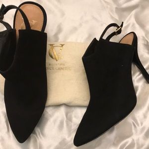 Vince Camuto open back stiletto booties